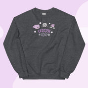 Creepy Chic Kawaii Gothic Halloween Sweater | Spooky Cute Vampies Vault Jumper | Cozy Autumn Aesthetic Katnipp character product