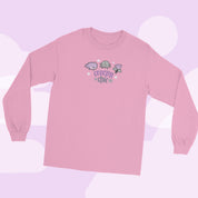 Creepy Chic Kawaii Halloween Long Sleeve T-Shirt | Spooky Cute Gothic Apparel for Fall Katnipp character product