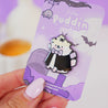 Dracula Puddin Enamel Pin – Cute Halloween Dog Enamel Pin - Spooky Kawaii Collectible - Katnipp Studios