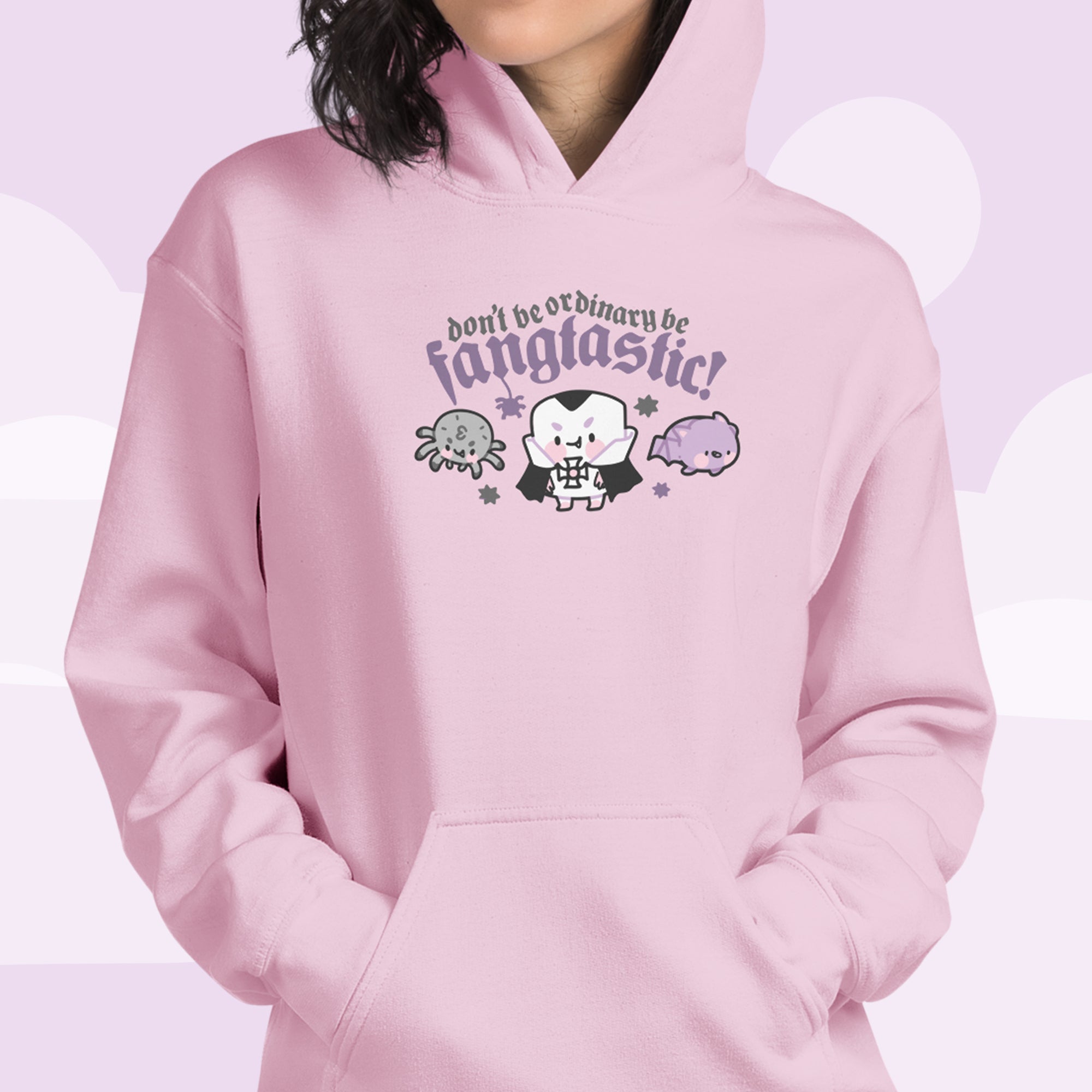 Fangtastic Gothic Halloween Hoodie | Kawaii Vampire Bat Sweatshirt for Spooky Season Katnipp character product