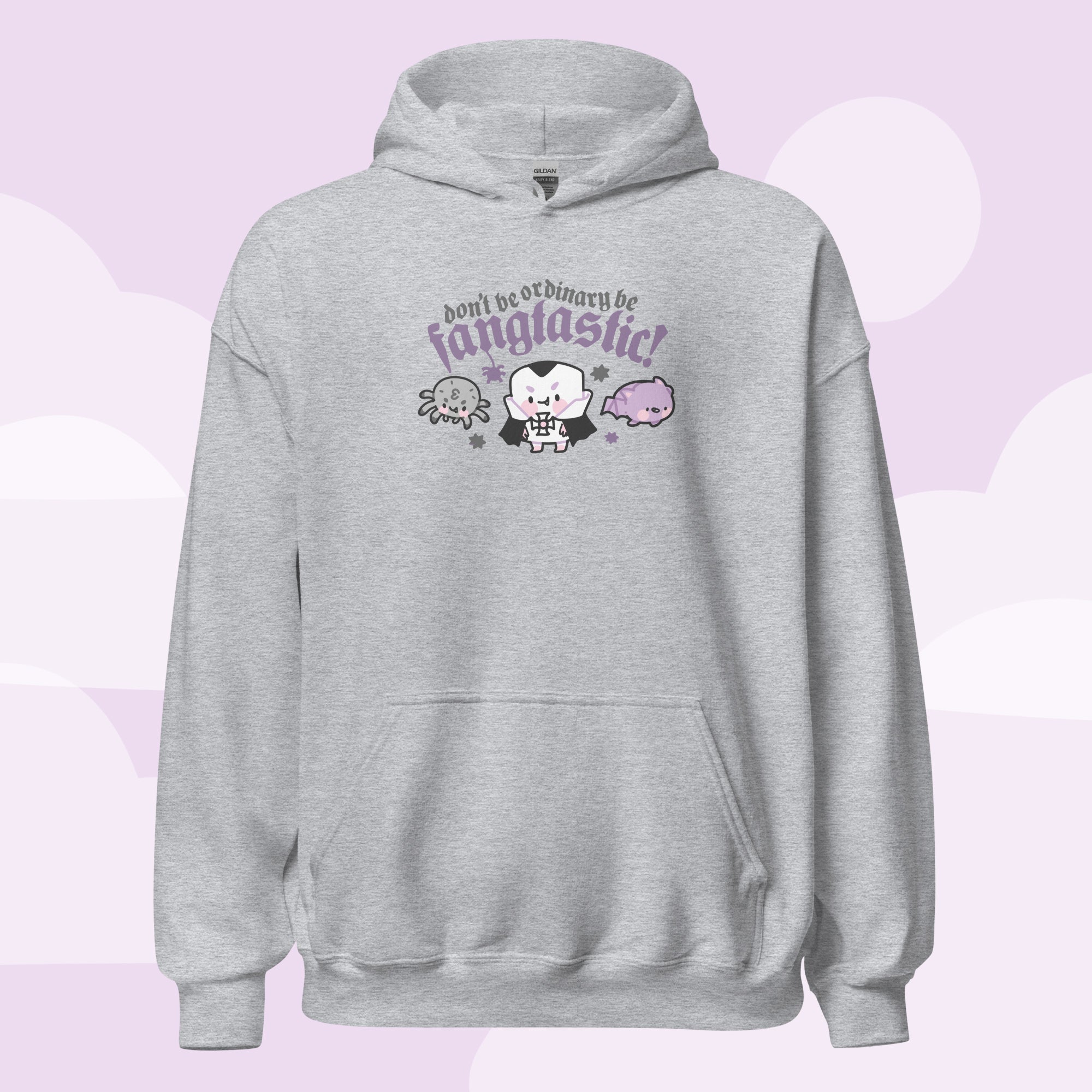 Fangtastic Gothic Halloween Hoodie | Kawaii Vampire Bat Sweatshirt for Spooky Season Katnipp character product