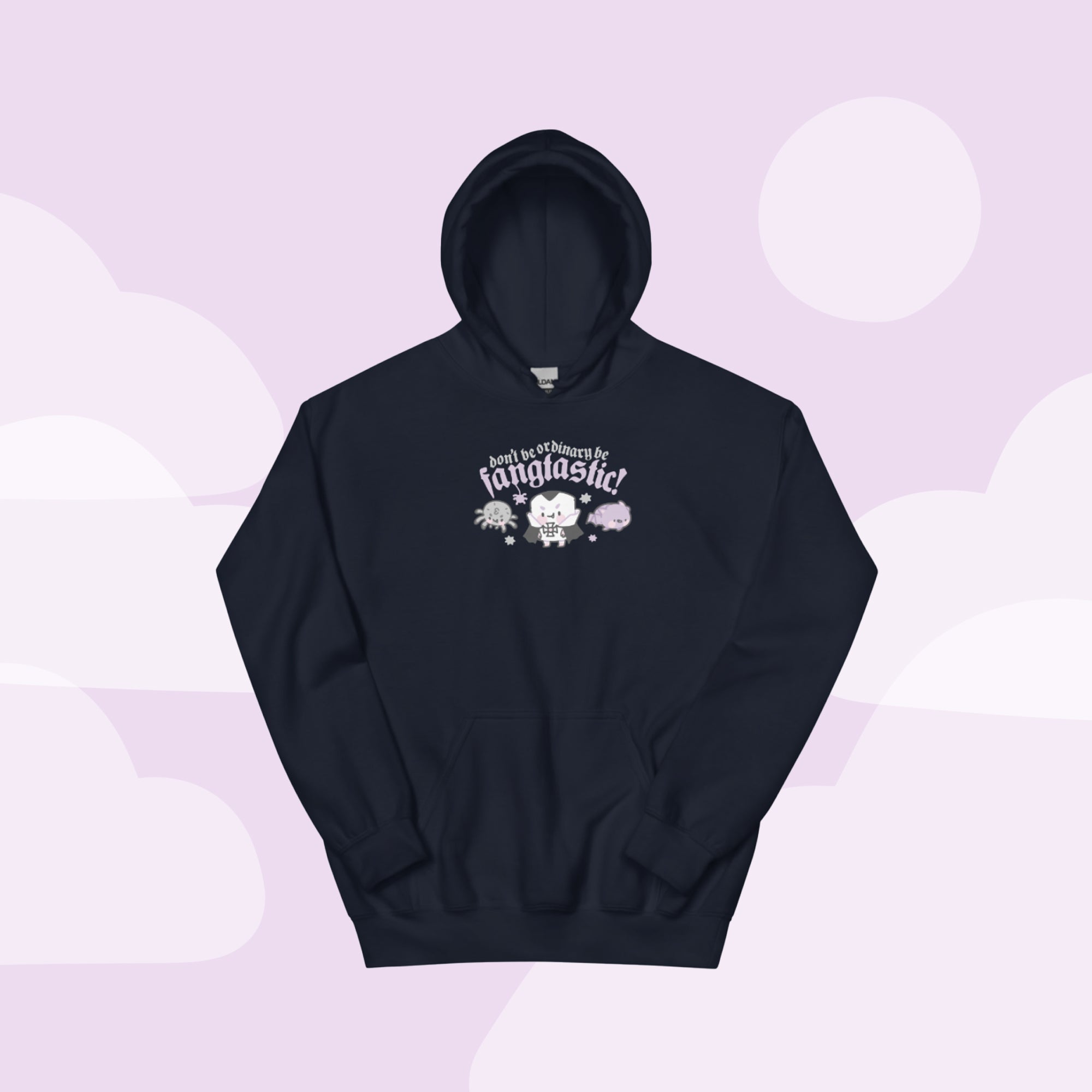 Fangtastic Gothic Halloween Hoodie | Kawaii Vampire Bat Sweatshirt for Spooky Season Katnipp character product