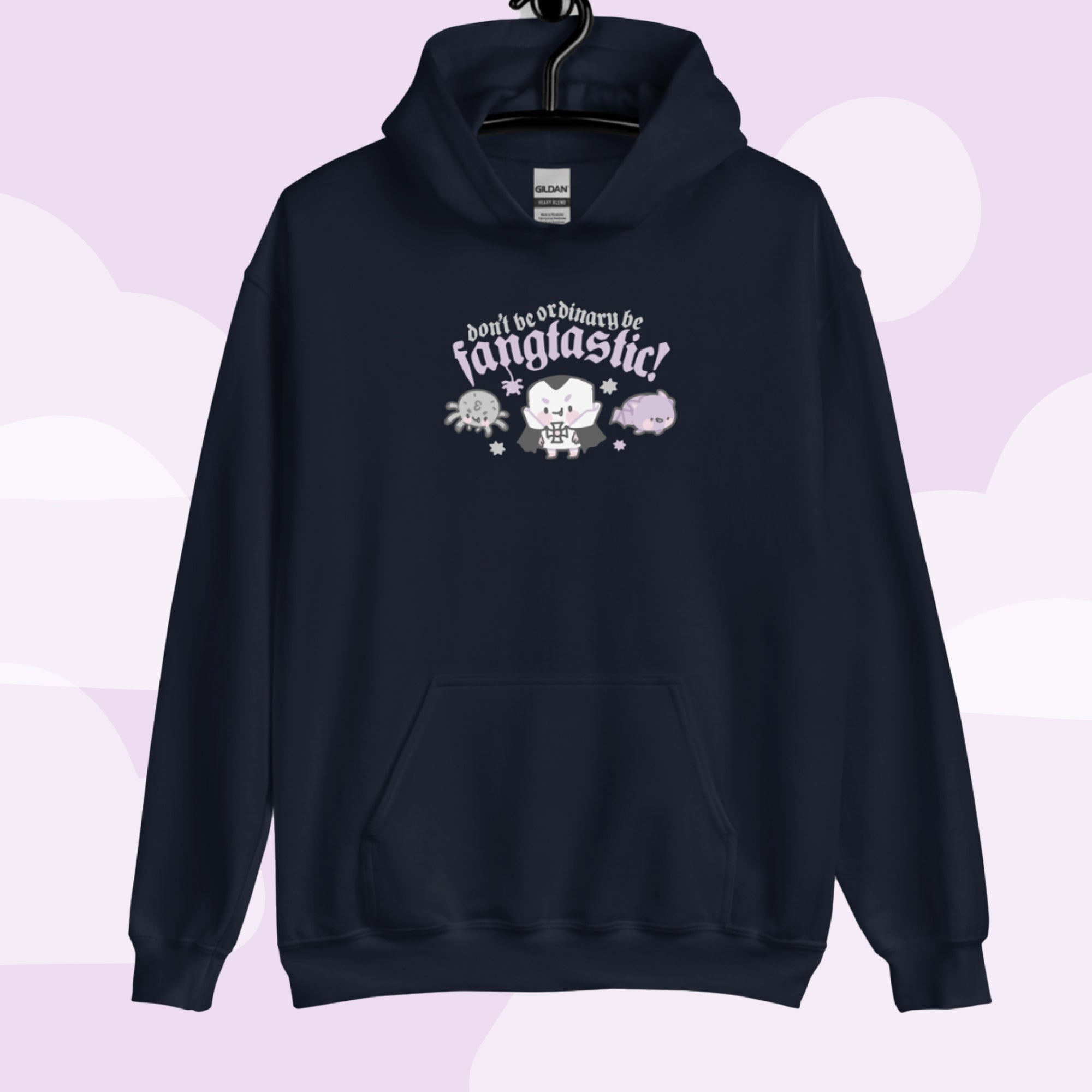 Fangtastic Gothic Halloween Hoodie | Kawaii Vampire Bat Sweatshirt for Spooky Season Katnipp character product