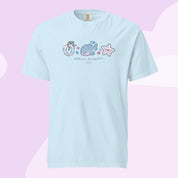 Feelin’ Fintastic | Kawaii Shark T-Shirt | Comfort Colours Heavyweight Tee | Y2K Pastel Ocean Vibes 🌊🐠 Katnipp character product