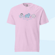 Feelin’ Fintastic | Kawaii Shark T-Shirt | Comfort Colours Heavyweight Tee | Y2K Pastel Ocean Vibes 🌊🐠 Katnipp character product