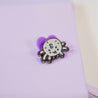 Fluffy the Spider Enamel Pin – Kawaii Halloween Enamel Pin - Spooky Collectible Lapel Pin - Katnipp Studios