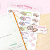 Furry Friends Kawaii Cute Vet Planner Sticker Sheet - MISC 007 - Katnipp Studios