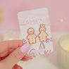 Gingie & Spice Gingerbread Character Enamel Pin Bundle | Christmas Kawaii Set | Holiday Charm Duo - Katnipp Studios