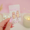 Gingie & Spice Gingerbread Character Enamel Pin Bundle | Christmas Kawaii Set | Holiday Charm Duo - Katnipp Studios