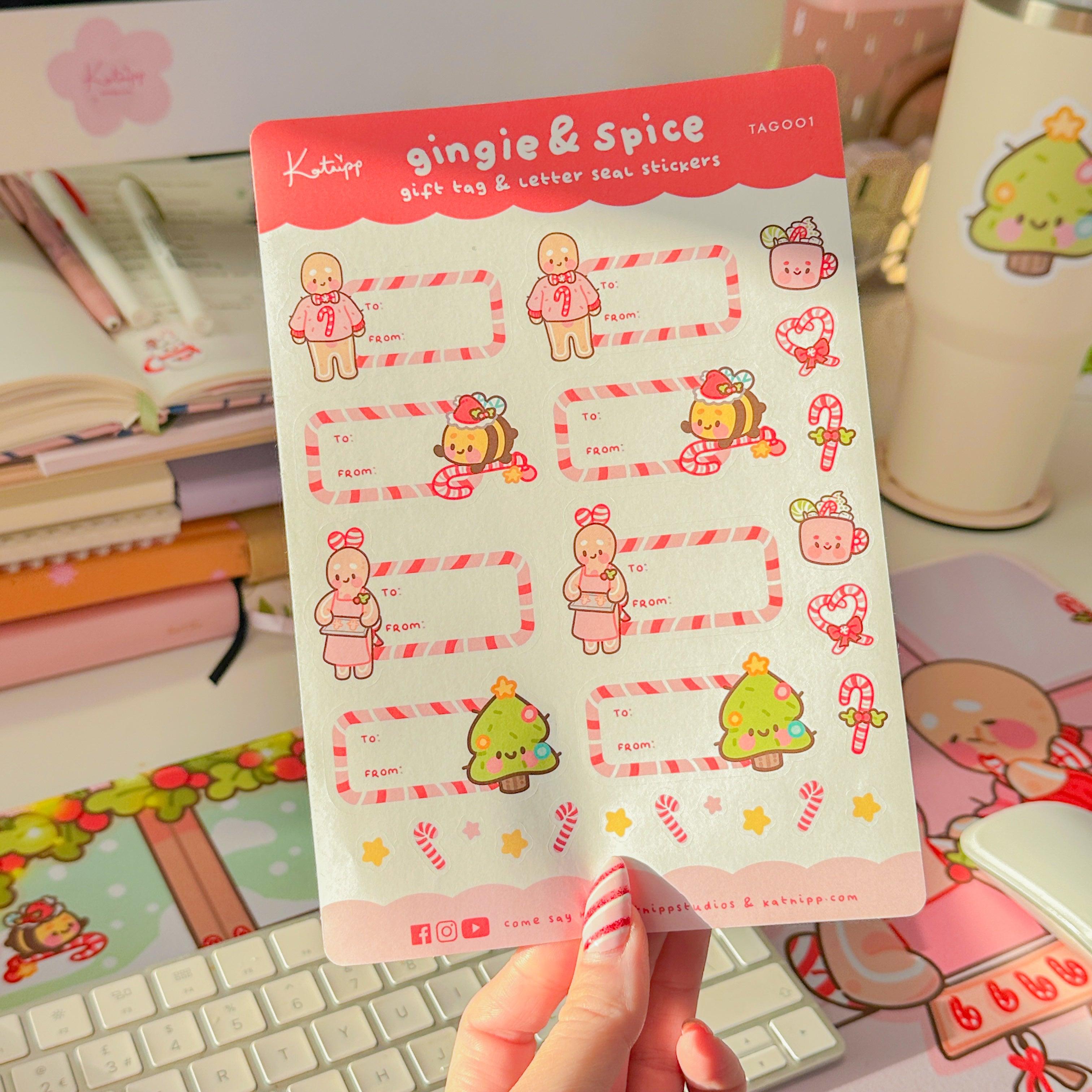 Holiday Planner Stickers ~ Gingie & Spice Deco Vacation Stickers - GS –  Katnipp Studios