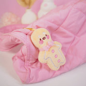 Gingie Gingerbread Kawaii Keychain Plushie | Cute Soft Toy Charm | Adorable Mini Gingerbread Ornament for Bags, Keys & Gifts Katnipp character product