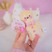 Gingie Gingerbread Kawaii Keychain Plushie | Cute Soft Toy Charm | Adorable Mini Gingerbread Ornament for Bags, Keys & Gifts Katnipp character product