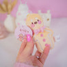 Gingie Gingerbread Kawaii Keychain Plushie | Cute Soft Toy Charm | Adorable Mini Gingerbread Ornament for Bags, Keys & Gifts - Katnipp Studios