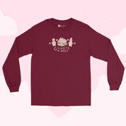 Gingie & Spice Christmas Long Sleeve Shirt | Cute Gingerbread Holiday Apparel | Festive Kawaii Winter Clothing Katnipp character product
