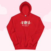 Gingie & Spice Kawaii Christmas Hoodie | Cute Gingerbread Holiday Apparel | Festive Winter Clothing Katnipp character product