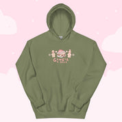 Gingie & Spice Kawaii Christmas Hoodie | Cute Gingerbread Holiday Apparel | Festive Winter Clothing Katnipp character product
