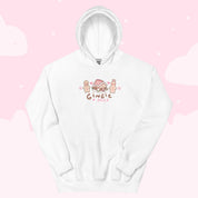Gingie & Spice Kawaii Christmas Hoodie | Cute Gingerbread Holiday Apparel | Festive Winter Clothing Katnipp character product