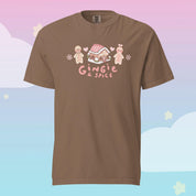 Gingie & Spice Kawaii Christmas T-Shirt | Cute Gingerbread Character Holiday Tee Katnipp character product