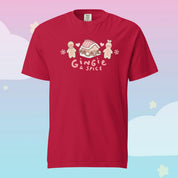 Gingie & Spice Kawaii Christmas T-Shirt | Cute Gingerbread Character Holiday Tee Katnipp character product