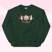 Gingie & Spice Whimsical Christmas Sweater | Kawaii Gingerbread Holiday Apparel | Cozy Winter Clothing Katnipp character product
