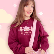 Gingie & Spice Whimsical Christmas Sweater | Kawaii Gingerbread Holiday Apparel | Cozy Winter Clothing Katnipp character product