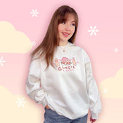 Gingie & Spice Whimsical Christmas Sweater | Kawaii Gingerbread Holiday Apparel | Cozy Winter Clothing Katnipp character product