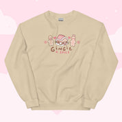Gingie & Spice Whimsical Christmas Sweater | Kawaii Gingerbread Holiday Apparel | Cozy Winter Clothing Katnipp character product
