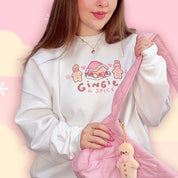 Gingie & Spice Whimsical Christmas Sweater | Kawaii Gingerbread Holiday Apparel | Cozy Winter Clothing Katnipp character product