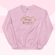 Gingie & Spice Whimsical Christmas Sweater | Kawaii Gingerbread Holiday Apparel | Cozy Winter Clothing Katnipp character product