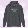 Gothic Halloween Hoodie – “Creepy Chic” Quote - Kawaii Bat & Spider Design - Spooky Halloween Apparel - Katnipp Studios