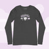 Gothic Halloween Long Sleeve T-Shirt – “Don’t Be Ordinary, Be Fangtastic” - Kawaii Halloween Apparel - Katnipp Studios