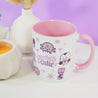 Gothic Halloween Mug - 'Cursed Cutie' - Spooky Ceramic Cup - Kawaii Halloween Homeware - Katnipp Studios