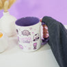 Gothic Halloween Mug - 'Cursed Cutie' - Spooky Ceramic Cup - Kawaii Halloween Homeware - Katnipp Studios