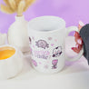 Gothic Halloween Mug - 'Cursed Cutie' - Spooky Ceramic Cup - Kawaii Halloween Homeware - Katnipp Studios