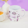 Gothic Halloween Mug - 'Cursed Cutie' - Spooky Ceramic Cup - Kawaii Halloween Homeware - Katnipp Studios