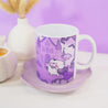 Gothic Halloween Mug - ‘Fangtastic’ - Spooky Graveyard Design - Kawaii Halloween Homeware - Katnipp Studios