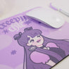 Gothic Purple Halloween Mouse Pad - “Creepy Chic” with Violet the Vampire - Kawaii Desk Decor - Katnipp Studios