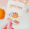 Gourdo Cosy Autumn Enamel Pin | Pumpkin Spice Coffee Pin | Kawaii Fall Accessory - Katnipp Studios