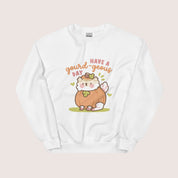 Have a Gourd - geous Day Kawaii Autumn Sweatshirt | Cozy Fall Dog Jumper | Cute Pumpkin Sweater Katnipp character product