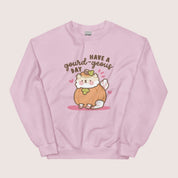 Have a Gourd - geous Day Kawaii Autumn Sweatshirt | Cozy Fall Dog Jumper | Cute Pumpkin Sweater Katnipp character product