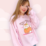 Have a Gourd - geous Day Kawaii Autumn Sweatshirt | Cozy Fall Dog Jumper | Cute Pumpkin Sweater Katnipp character product