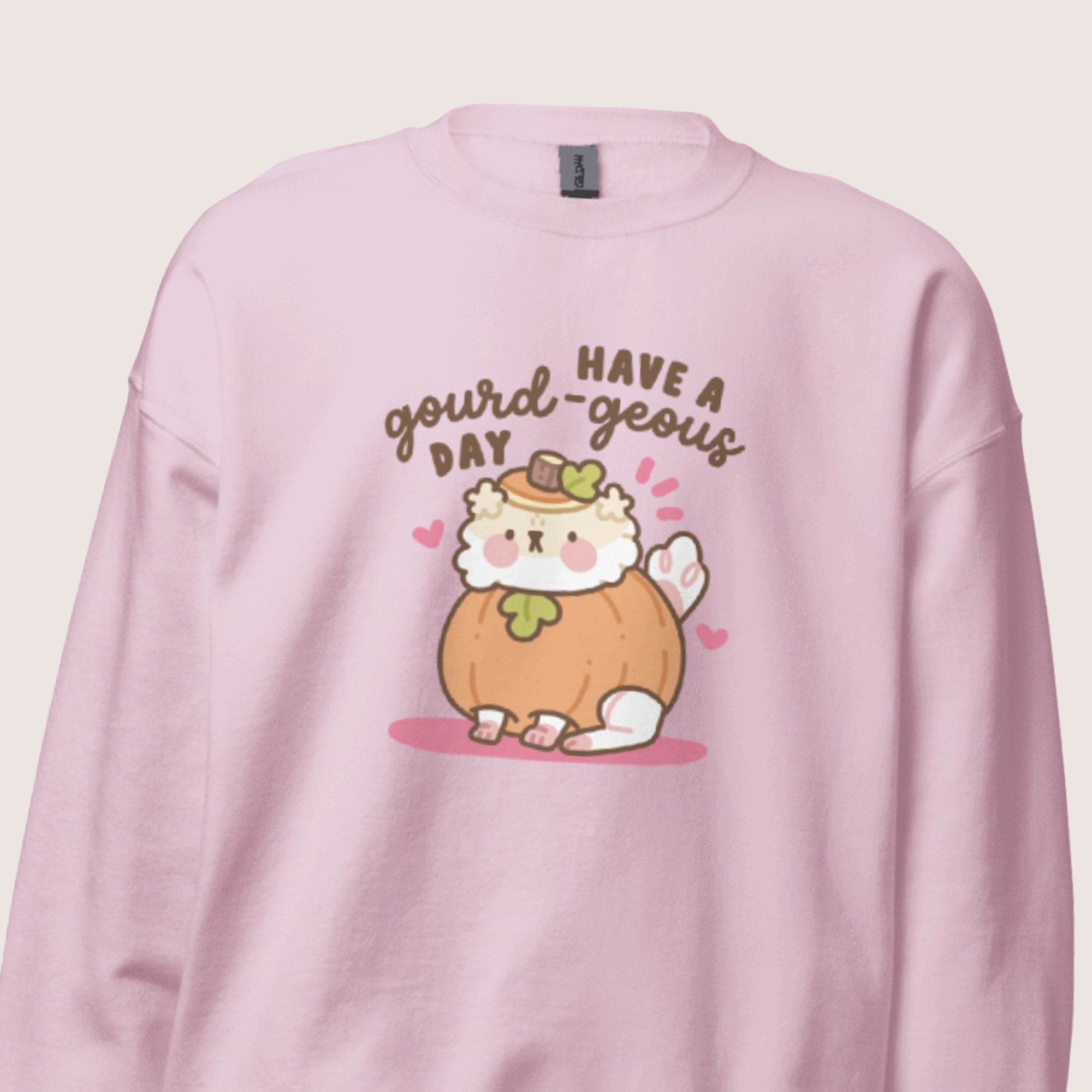 Have a Gourd - geous Day Kawaii Autumn Sweatshirt | Cozy Fall Dog Jumper | Cute Pumpkin Sweater Katnipp character product