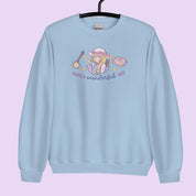 Have a Wanderful Day Kawaii Halloween Sweater | Pastel Witch Cozy Sweatshirt | Magical Girl Apparel Katnipp character product