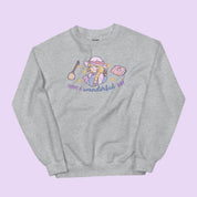 Have a Wanderful Day Kawaii Halloween Sweater | Pastel Witch Cozy Sweatshirt | Magical Girl Apparel Katnipp character product