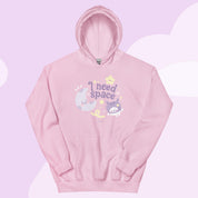 I Need Space Hoodie | Celestial Kawaii Space Hoodie Katnipp character product