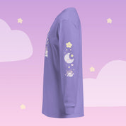 I Need Space Long Sleeve Shirt with Sleeve Design | Celestial Kawaii Katnipp character product
