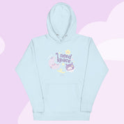 I Need Space Premium Hoodie | Celestial Kawaii Design Katnipp character product