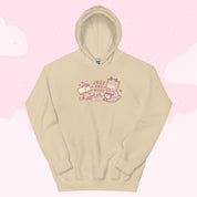 Just One More Chapter Kawaii Bookish Hoodie | Cozy Book Lover Sweatshirt | Cute Reader Gift Apparel Katnipp character product