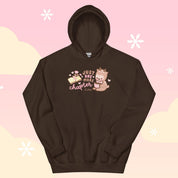 Just One More Chapter Kawaii Bookish Hoodie | Cozy Book Lover Sweatshirt | Cute Reader Gift Apparel Katnipp character product