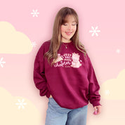 Just One More Chapter Kawaii Bookish Sweatshirt | Cozy Reader Gift & Book Lover Apparel Katnipp character product